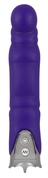 Фиолетовый вибратор с шаровидной головкой Glansy - 18 см. - фото, цены
