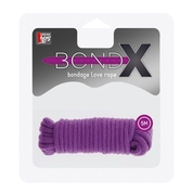 Фиолетовая веревка для связывания Bondx Love Rope - 5 м. - фото, цены