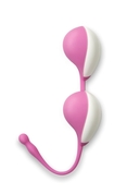 Розовые вагинальные шарики К-Balls smooth - фото, цены