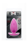 Розовая анальная втулка Bootyful Anal Plug Medium Pink - 9,8 см. - фото, цены