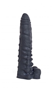 Чёрный фаллоимитатор-гигант Аватар - 31 см. - фото, цены
