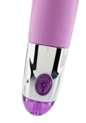 Фиолетовый вибратор Lovely Vibes G-spot - 20 см. - фото, цены