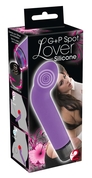Фиолетовый вибростимулятор унисекс G+p Spot Lover - 16 см. - фото, цены