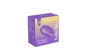 Фиолетовый вибромассажер для пар We-Vibe Sync Go - фото, цены