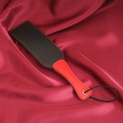 Черная шлепалка Хлопушка с красной ручкой - 32 см. - фото, цены