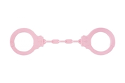 Розовые силиконовые наручники Suppression - фото, цены