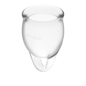 Набор прозрачных менструальных чаш Feel confident Menstrual Cup - фото, цены
