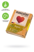 Экологически чистые презервативы Masculan Organic - 3 шт. - фото, цены