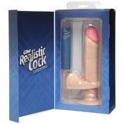 Вибромассажер-реалистик телесного цвета на присоске The Realistic Cock Vibrating 6” - 21,6 см. - фото, цены