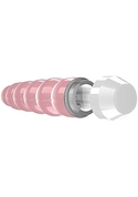 Розовый фигурный вибратор Lauryn - 15 см. - фото, цены