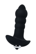 Чёрная анальная вибровтулка S-hande Buble - 9,9 см. - фото, цены
