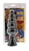 Чёрная анальная ёлочка на ножке Bendable Butt Rattler - 20,3 см. - фото, цены