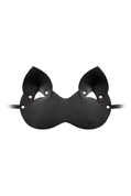 Закрытая черная маска Кошка - фото, цены