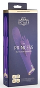 Фиолетовый вибратор-кролик The Princess Butterfly Vibrator - 20,5 см. - фото, цены