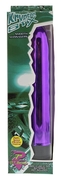 Фиолетовый классический вибратор Krypton Stix 7 Massager - 17,8 см. - фото, цены