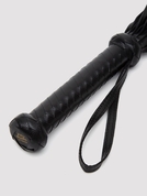 Черный кожаный флоггер Bound to You Faux Leather Flogger - 63,5 см. - фото, цены