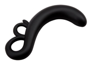 Черный G-стимулятор Two-Finger G-Spot Plug - 14 см. - фото, цены
