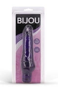 Фиолетовый водонепроницаемый вибратор Bijou Savvy - 17,5 см. - фото, цены