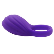 Фиолетовое виброкольцо на пенис Ripple - фото, цены