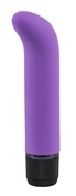 Фиолетовый вибратор с загнутым кончиком G-Spot Lover - 14,5 см. - фото, цены
