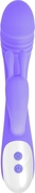 Фиолетовый вибратор-кролик Mrs. Melody - 20 см. - фото, цены