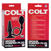 Анальная силиконовая пробка-расширитель Colt Medium Pumper Plug - 9,5 см. - фото, цены