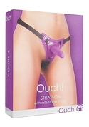 Фиолетовый страпон Strap-On Purple - 11 см. - фото, цены