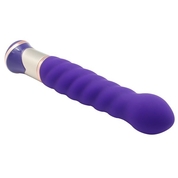 Фиолетовый вибратор-ротатор Ecstasy Deluxe Charismatic Vibe - 21 см. - фото, цены