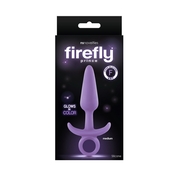 Фиолетовая анальная пробка Firefly Prince Medium - 12,7 см. - фото, цены