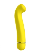 Желтый перезаряжаемый вибратор Raffi - 17,1 см. - фото, цены