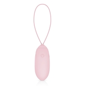 Нежно-розовое виброяйцо Luv Egg с пультом ду - фото, цены