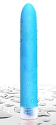 Неоново-голубой вибратор Neon Luv Touch Vibe - 17 см. - фото, цены
