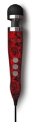 Красно-черный жезловый вибратор Doxy Die Cast 3 с розами - фото, цены