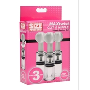 Набор из 3 помп для клитора и сосков Max Twist Clit and Nipple Triple Sucker Set - фото, цены