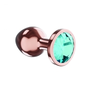 Пробка цвета розового золота с кристаллом Diamond Topaz Shine L - 8,3 см. - фото, цены