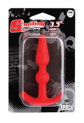Красная анальная втулка T-shape Silicone Butt Plug Red - 9,9 см. - фото, цены