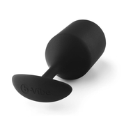 Чёрная пробка для ношения B-vibe Snug Plug 5 - 14 см. - фото, цены
