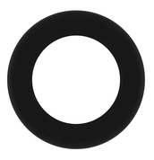 Чёрное эрекционное кольцо Cockring No.39 - фото, цены