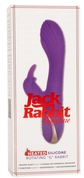 Фиолетовый вибратор-кролик с нагревом Jack Rabbit Signature Heated Silicone Rotating - 21,5 см. - фото, цены
