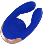 Синий клиторальный стимулятор Fancy - 9,8 см. - фото, цены