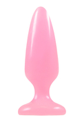 Розовая, светящаяся в темноте анальная пробка Firefly Pleasure Plug Medium Pink - 12,7 см. - фото, цены