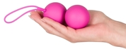 Розовые вагинальные шарики Xxl Balls - фото, цены