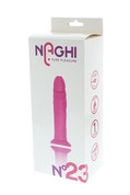 Розовый вибратор Naghi No.23 Rechargeable Vibrator - 17 см. - фото, цены
