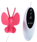 Розовый клиторальный стимулятор Butterfly - фото, цены