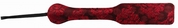 Красная прямоугольная шлепалка с цветочным принтом - 32,6 см. - фото, цены