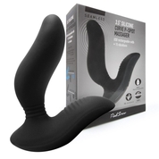 Черный вибромассажер простаты 3,5’’ Curve P-spot Massager - 12 см. - фото, цены