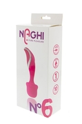 Розовый вибратор-жезл Naghi No.6 - 17,5 см. - фото, цены