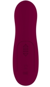 Бордовый вакуумный вибростимулятор клитора Ace - фото, цены