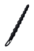 Черная анальная цепочка с вибрацией A-toys - 32,7 см. - фото, цены