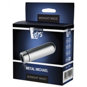 Металлическая водонепроницаемая вибропуля Metal Michael - 6,9 см. - фото, цены